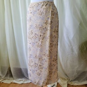 Jones Wear Faux Wrap Midi Skirt